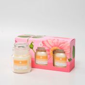 Set velas de vaso x 3 unidades vainilla