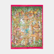 Rompecabezas de 1000 piezas tree lodges + poster