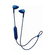 Audífonos inalámbricos deportivos con Bluetooth y micrófono, azules