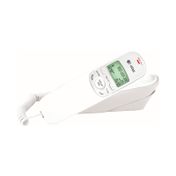 Teléfono fijo alámbrico ATT-TR1909WH, blanco