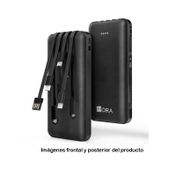 Batería portátil GAR148 de 10.000 mAh, negra