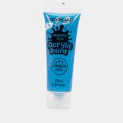 Acrílico azul metalizado de 75 ml