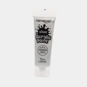 Acrílico plateado metalizado de 75 ml