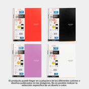 Cuaderno A4 rayado de 100 hojas, argollado, five star, (surtido)