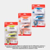 Kit de cosedora, perforadora, sacaganchos y grapas (surtido)