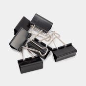 Manecilla metálica de 2" x 12 piezas, negra