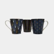 Set de mug en cerámica x 3 unidades azul