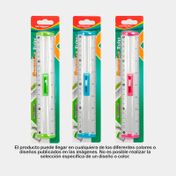 Regla plana de 20 cm keyroad en aluminio (surtido)