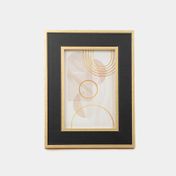 Portarretrato mdf liso con borde dorado