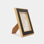 Portarretrato mdf liso con borde dorado