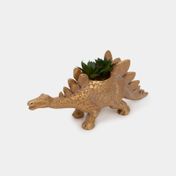 Figura de dinosaurio con plantas 12 x 29,5 x 6,4 cm