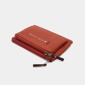 Monedero doble cremallera piere caldera rojo pepe jeans