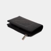 Billetera para dama 10,5 x 17,5 cm donna negra