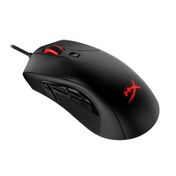 Mouse gaming alámbrico HyperX Pulsefire Raid con luz, negro