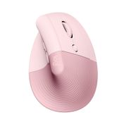 Mouse inalámbrico rosa Logitech Lift Vertical