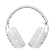 Audífonos inalámbricos de diadema Logitech Zone Vibe 100, blancos