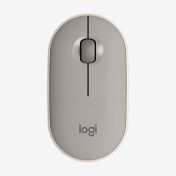 Mouse inalámbrico gris Logitech Pebble M350