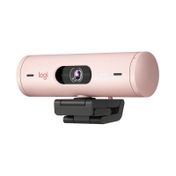 Cámara web rosada Logitech Brio 500 Full HD