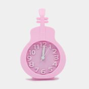 Reloj de mesa diseño guitarra rosada