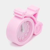 Reloj de mesa diseño bicicleta rosada