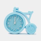 Reloj de mesa diseño bicicleta azul
