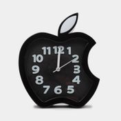 Reloj de mesa diseño manzana negro, blanco