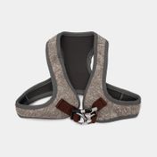 Arnés gris para perro, talla S