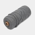 Lana color beige de macrame 3mm, 280G - 100 metros