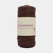 Rollo de lana macrame 3mm x 100 metros 280g, café