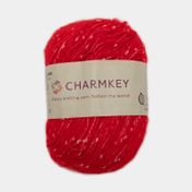Rollo de lana punto mohair x 110 metros 50g, rojo