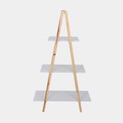 Escalera organizadora en madera de 140 cm