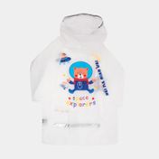 Capa impermeable talla M, de 72 x 48 cm transparente