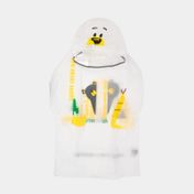 Capa impermeable talla M, de 72 x 48 cm transparente