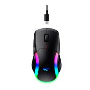 Mouse inalámbrico gaming Havit MS959W con luz, negro