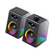Parlante Havit SK761BT con Bluetooth y luz de 5 W RMS x 2