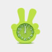 Reloj de mesa diseño mano verde