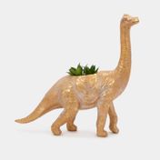 Figura de dinosaurio con planta 24,7 x 24 x 7 cm