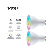 Kit de bombillos smart VTA+ GU10 con luz led x 2 unidades