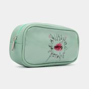 Cosmetiquera "make up" verde 10 x 20 x 5 cm