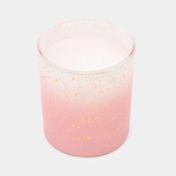 Vela en vaso de vidrio