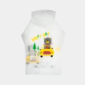 Capa impermeable talla L, de 75 x 49 cm transparente