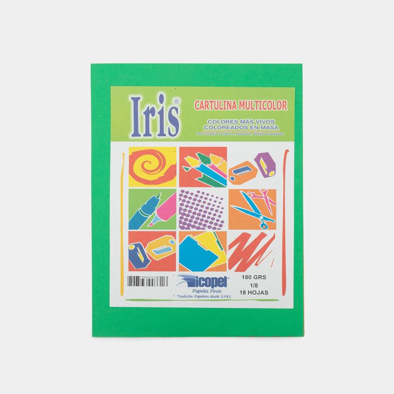 Cartulina Iris A3 Varios Colores 180 Grs. Funda 10 Unidades - Juan