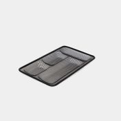 Organizador de escritorio de malla sencilla 17.6 x 31.3 x 2.4 cm