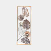 Adorno de pared 74,3 x 27,4 cm hojas