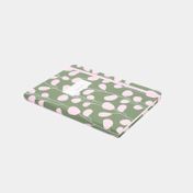 Libreta ejecutiva 14 x 20 cm rosado con verde
