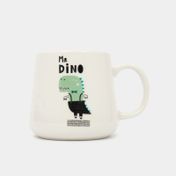 Mug blanco de 370 ml con diseño de Mr. Dino