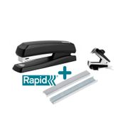 Kit cosedora + sacaganchos + grapa rapid