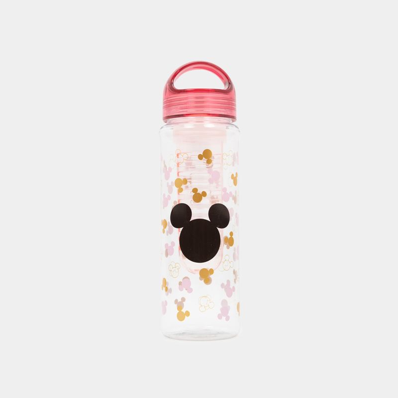 botella-plastica-transparente-fucsia-de-750-ml-con-infusor-mickey-8412497027446