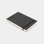 Libreta negra con tapa flexible senfort