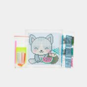 Kit pintura de diamante gato